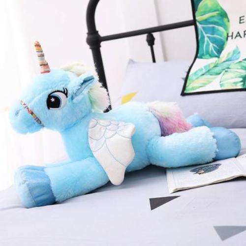 blue unicorn stuffed animal