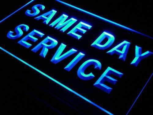 Same Day Service Neon Signs - Everything Neon