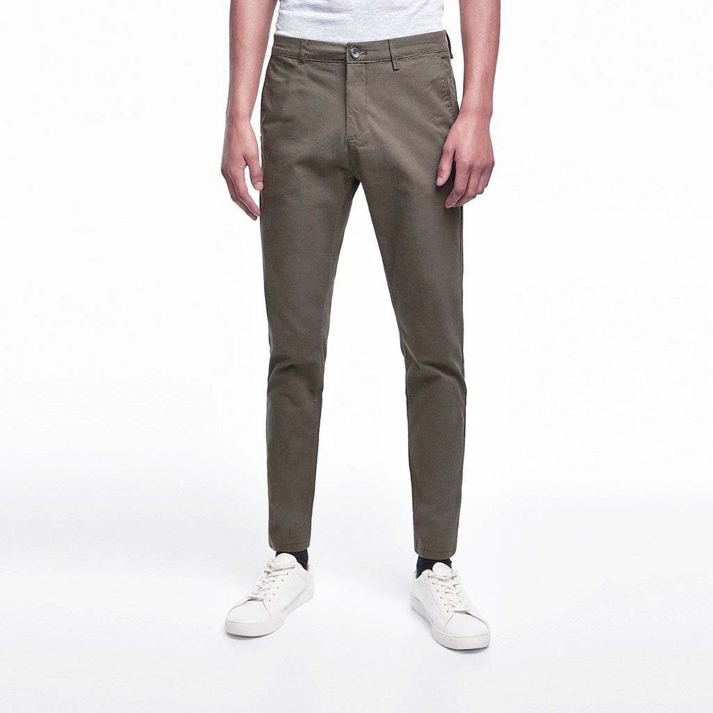 zara men's slim fit trousers