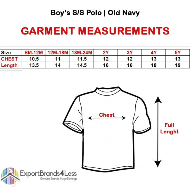 Old Navy Chart