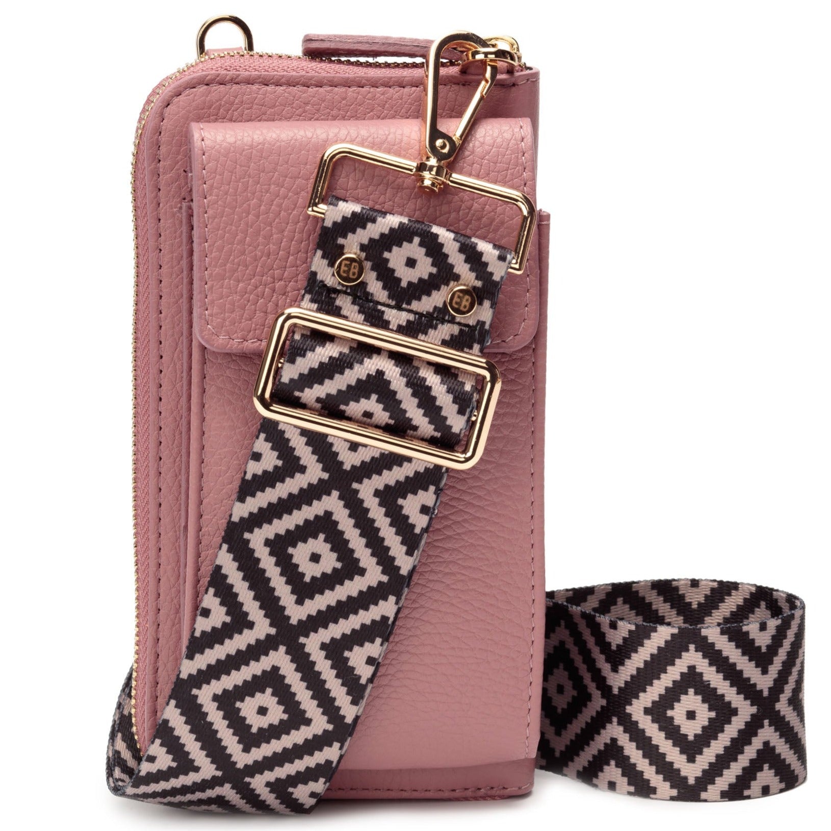 Image of Phonebag Dusty Rose (Diamond strap)