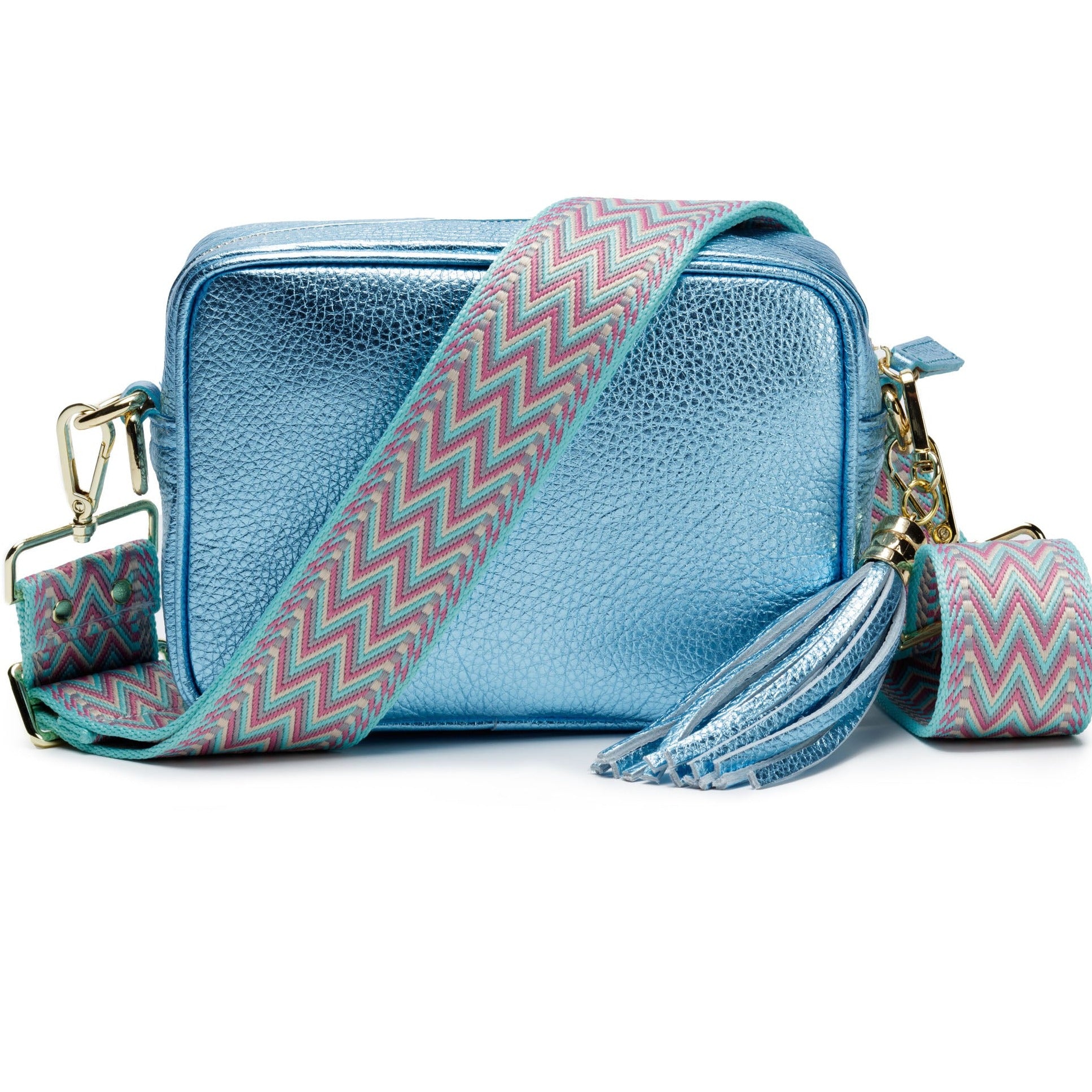 Image of Crossbody Azure (Aqua Grecian Strap)