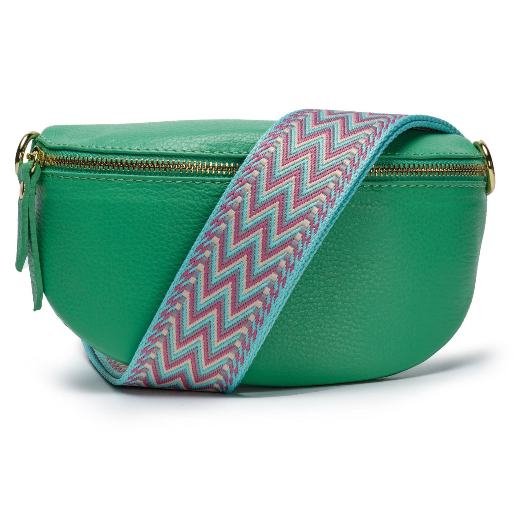 Image of Sling Bag - Apple Green (Aqua Grecian Strap)