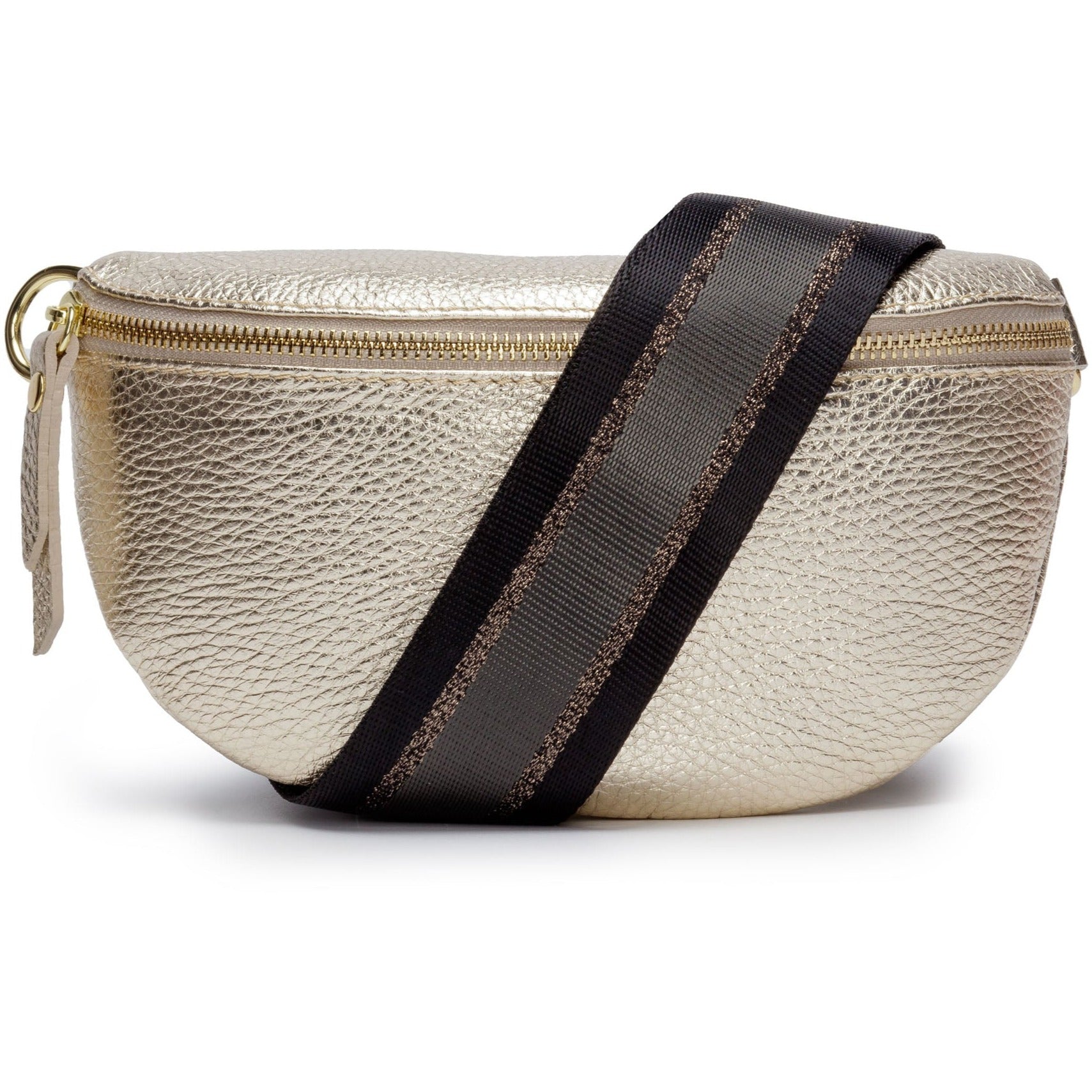 Image of Sling Bag - Gold with Charcoal Strap