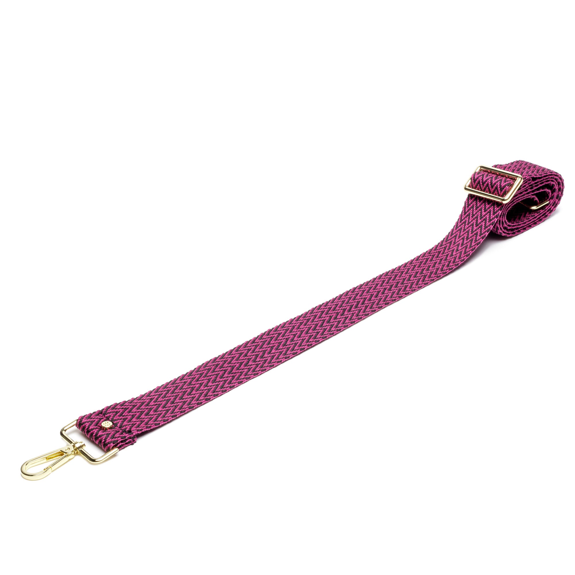 Image of Crossbody strap - Purple Zigzag