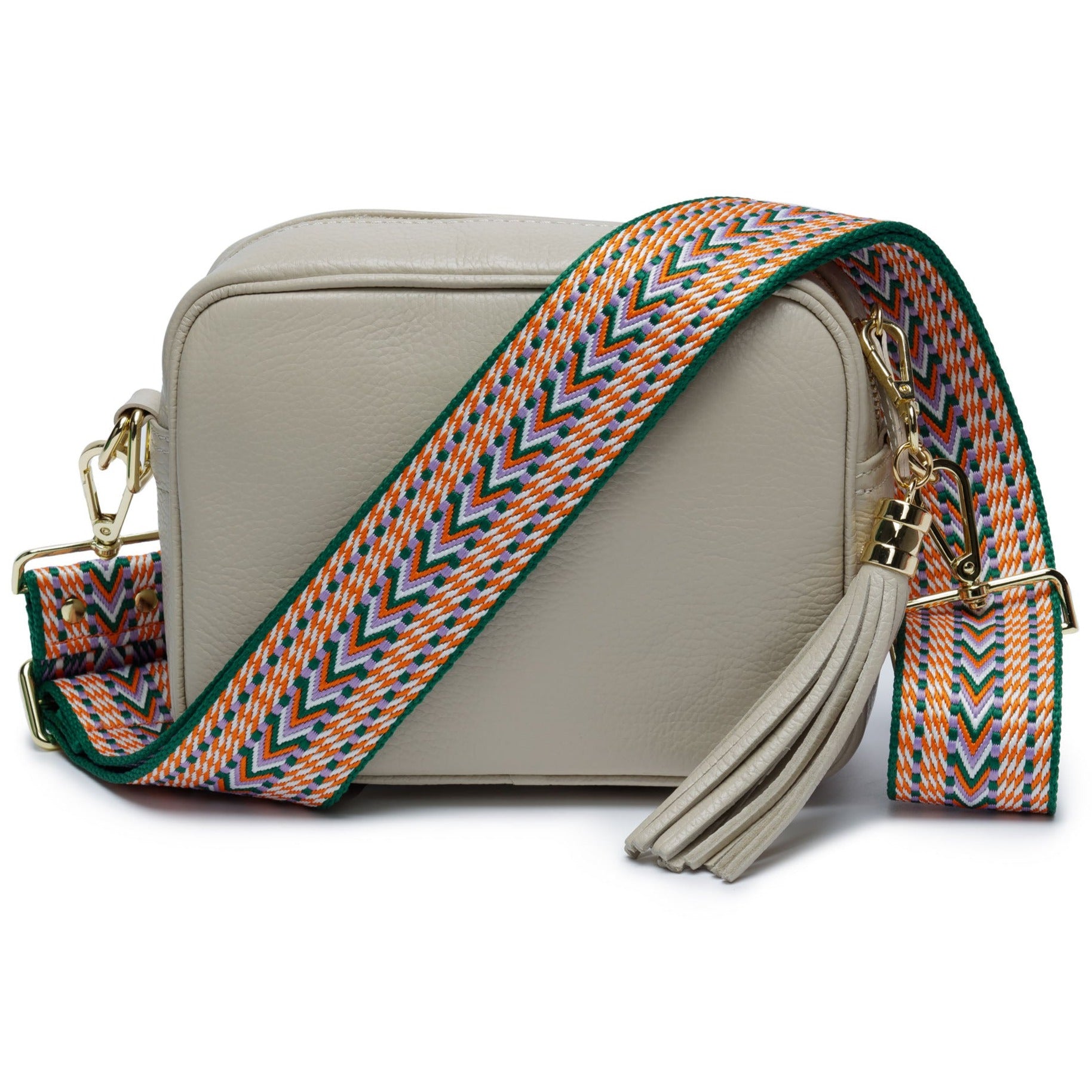 Image of Crossbody Stone ( Green Aztec Strap)