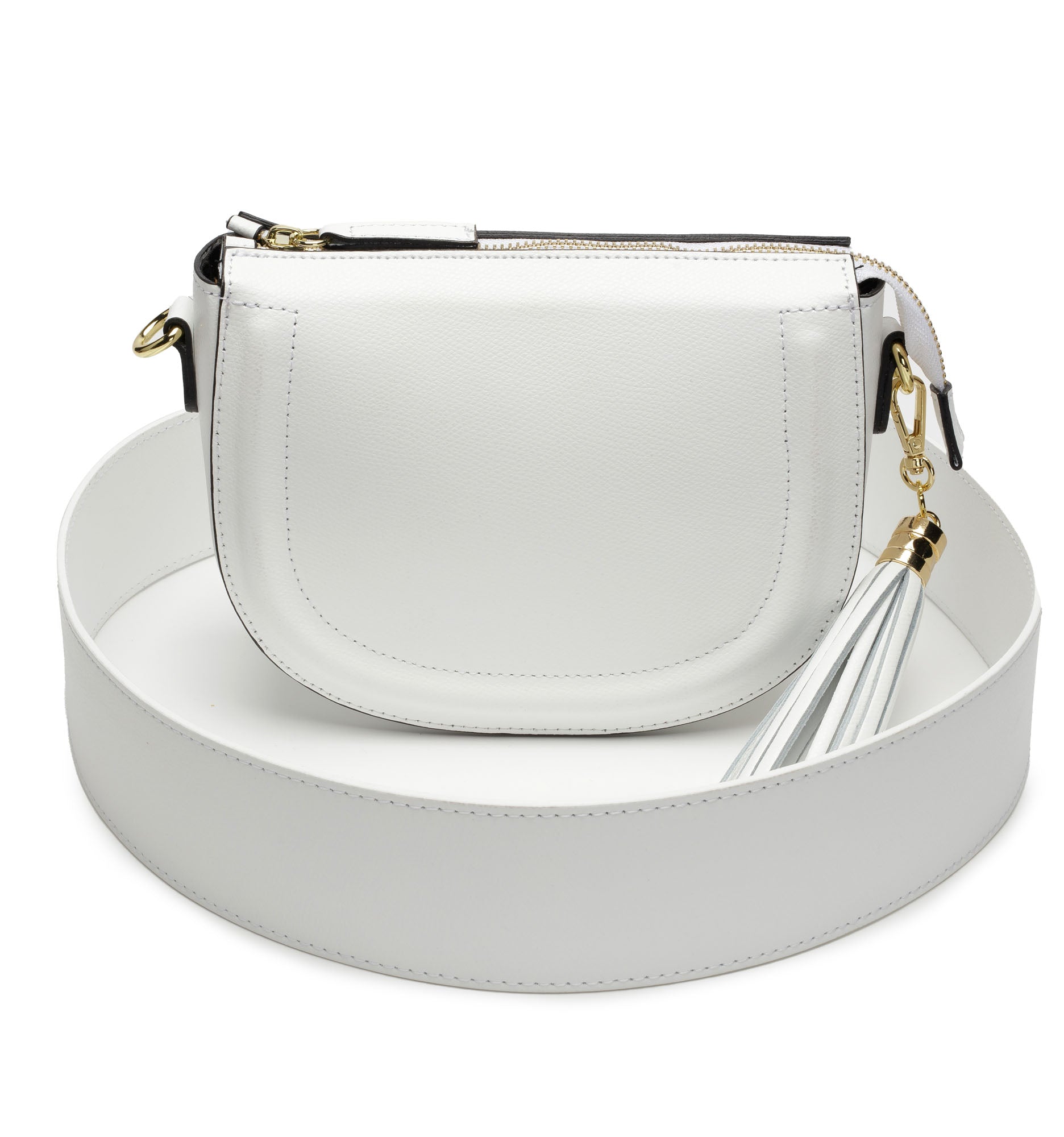 Image of Saddle Bag - White