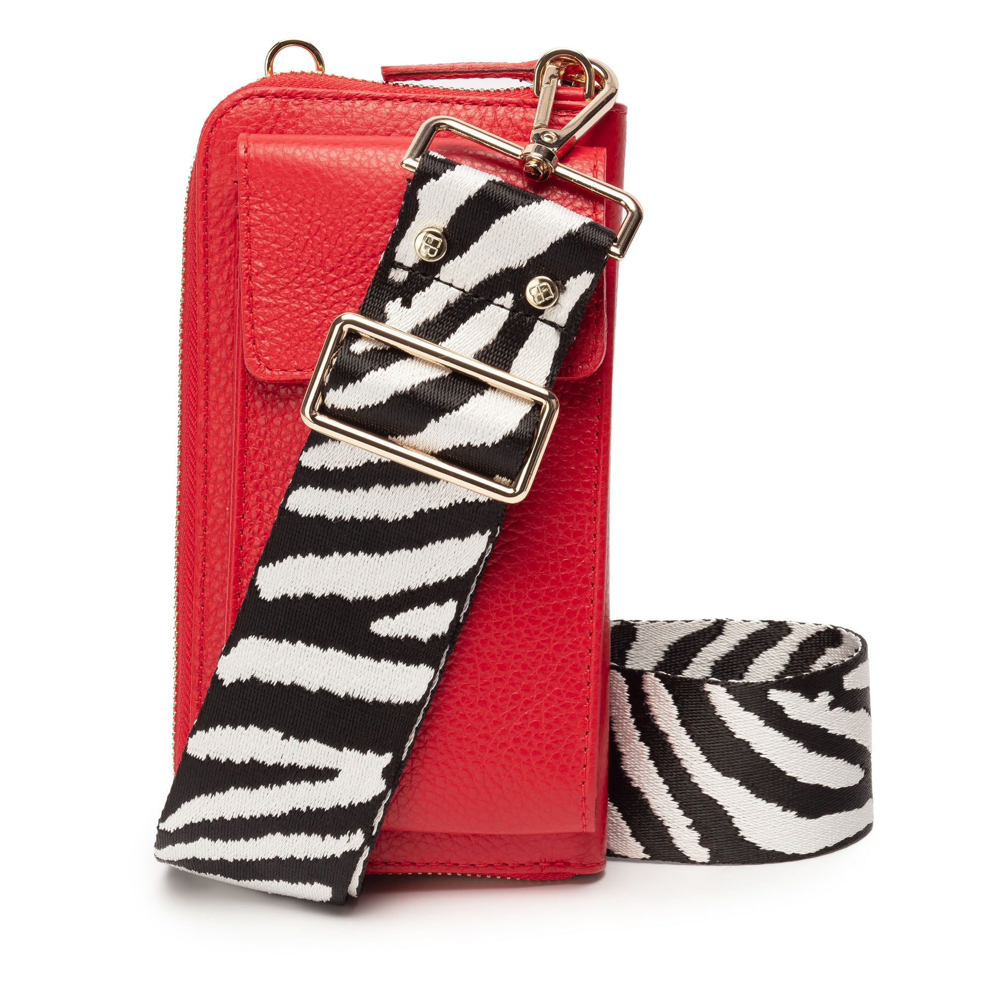 Image of Phonebag Red (Zebra strap)