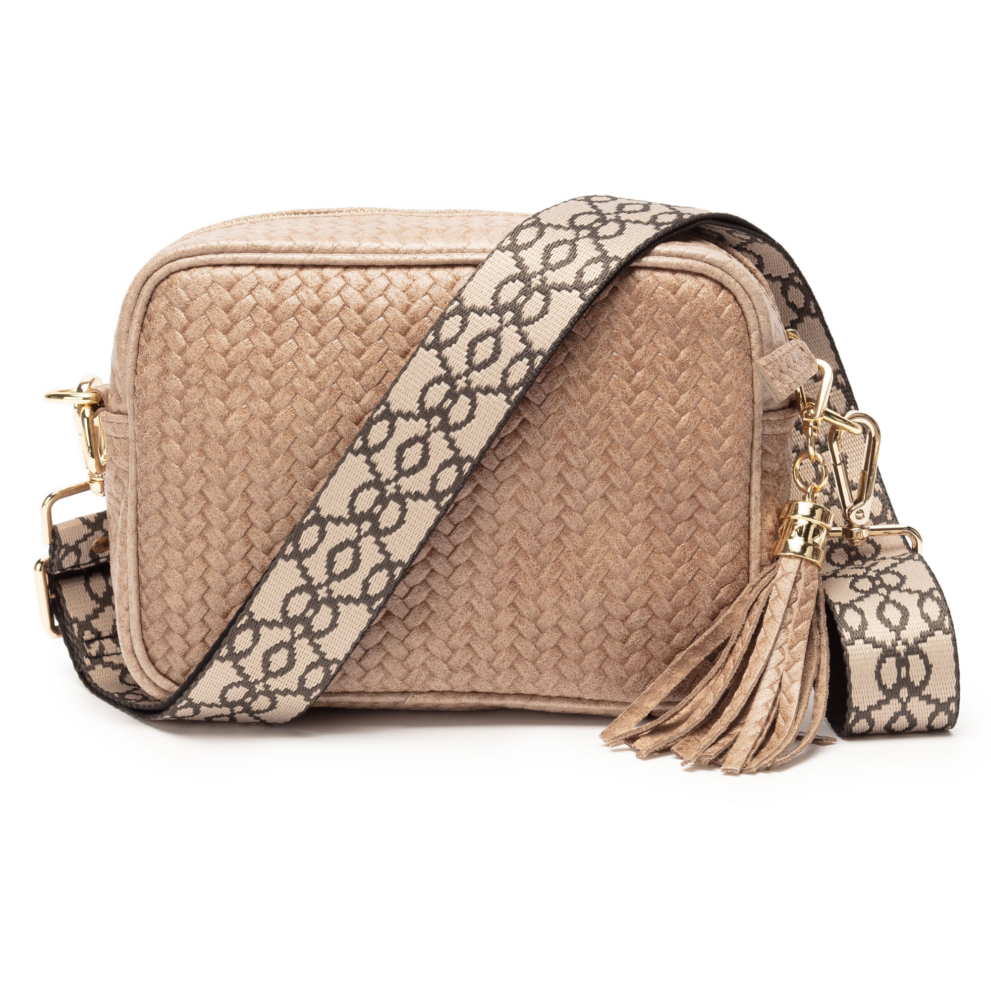 Image of Woven Crossbody Stone (Baroque Strap)