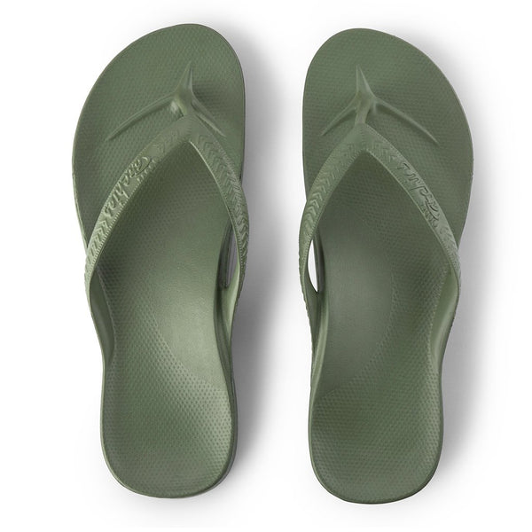 high arch support thongs