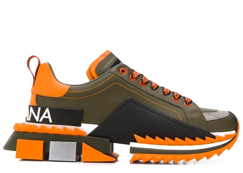 DOLCE & GABBANA Super King Sneakers Green/Orange – Court Order