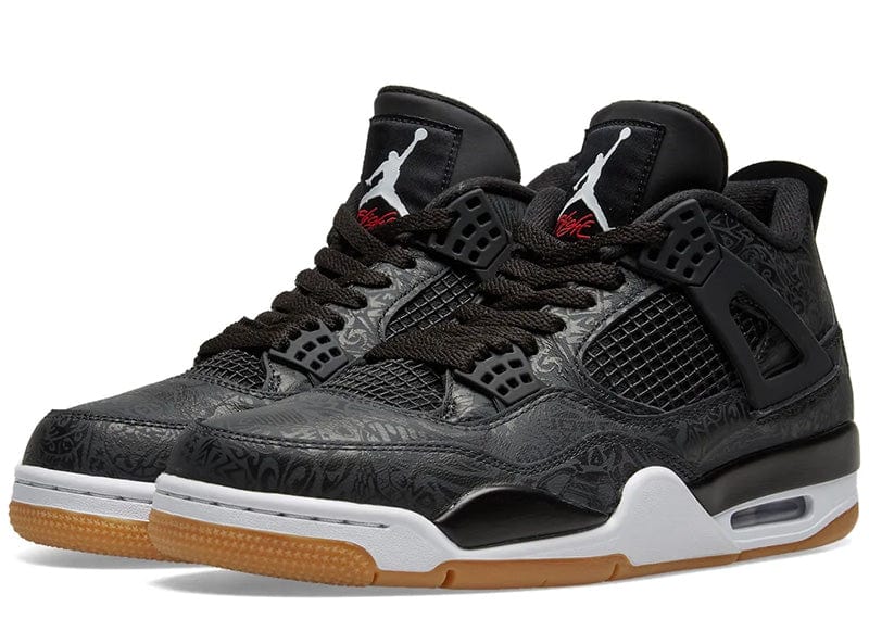 air jordan retro 4 laser black gum