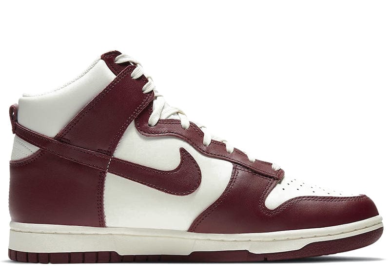 nike dunk high maroon