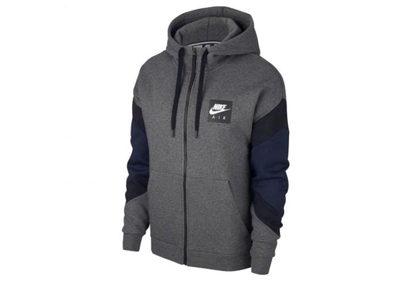 nike zip up jacket grey