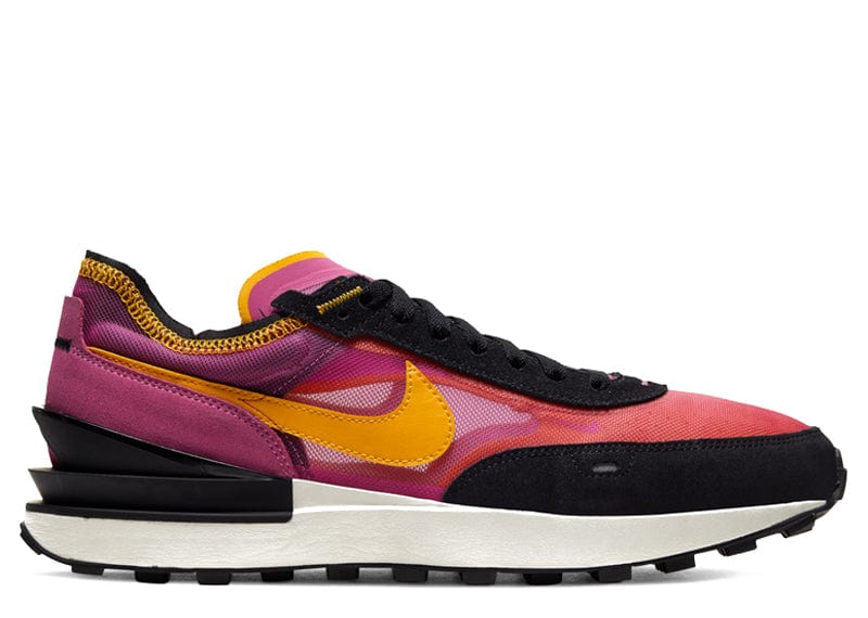 nike waffle one pink orange