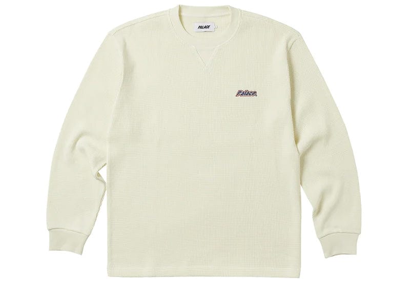 Palace Waffle Longsleeve Soft White – Court Order