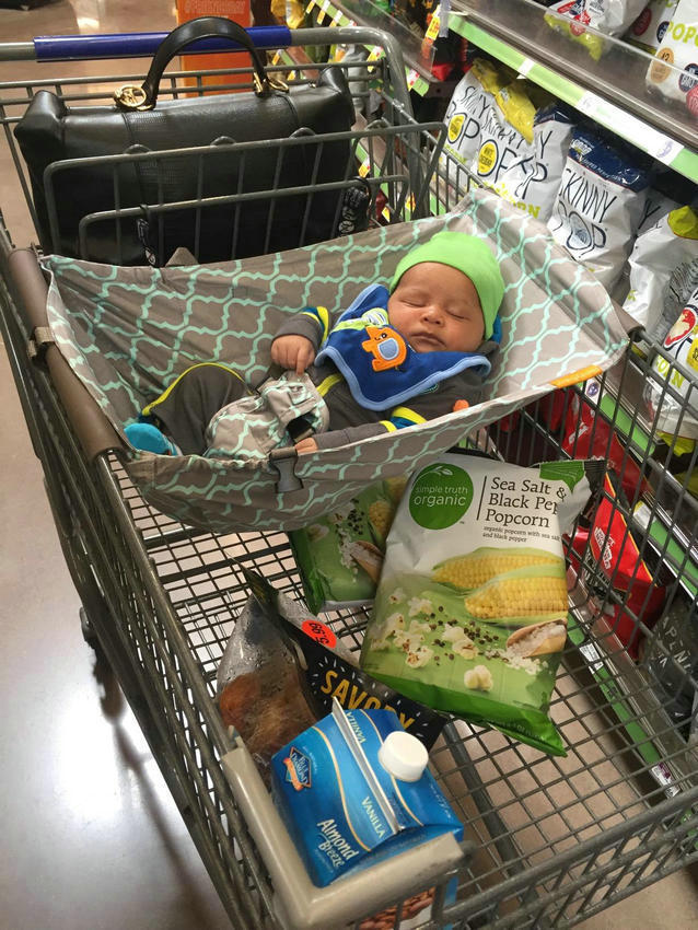 baby shopping cart hammock