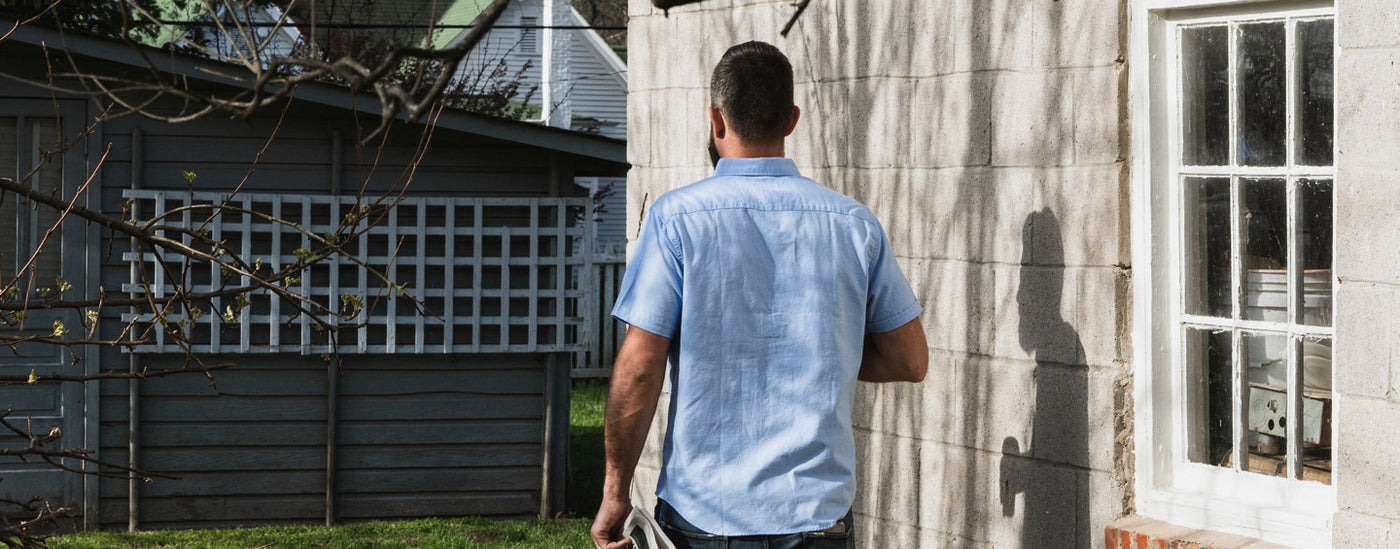 short sleeve button up business casual