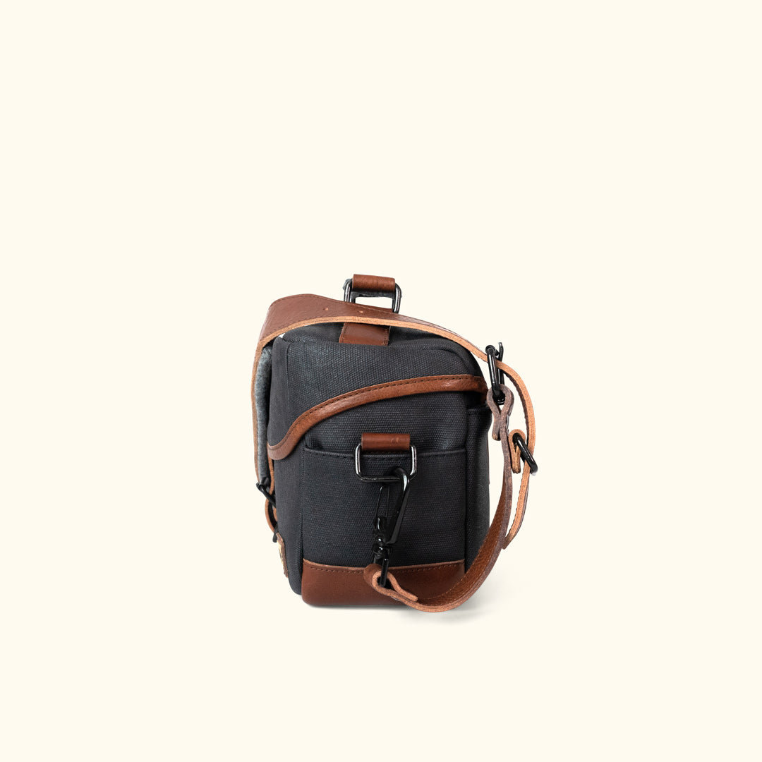 waxed canvas camera backpack