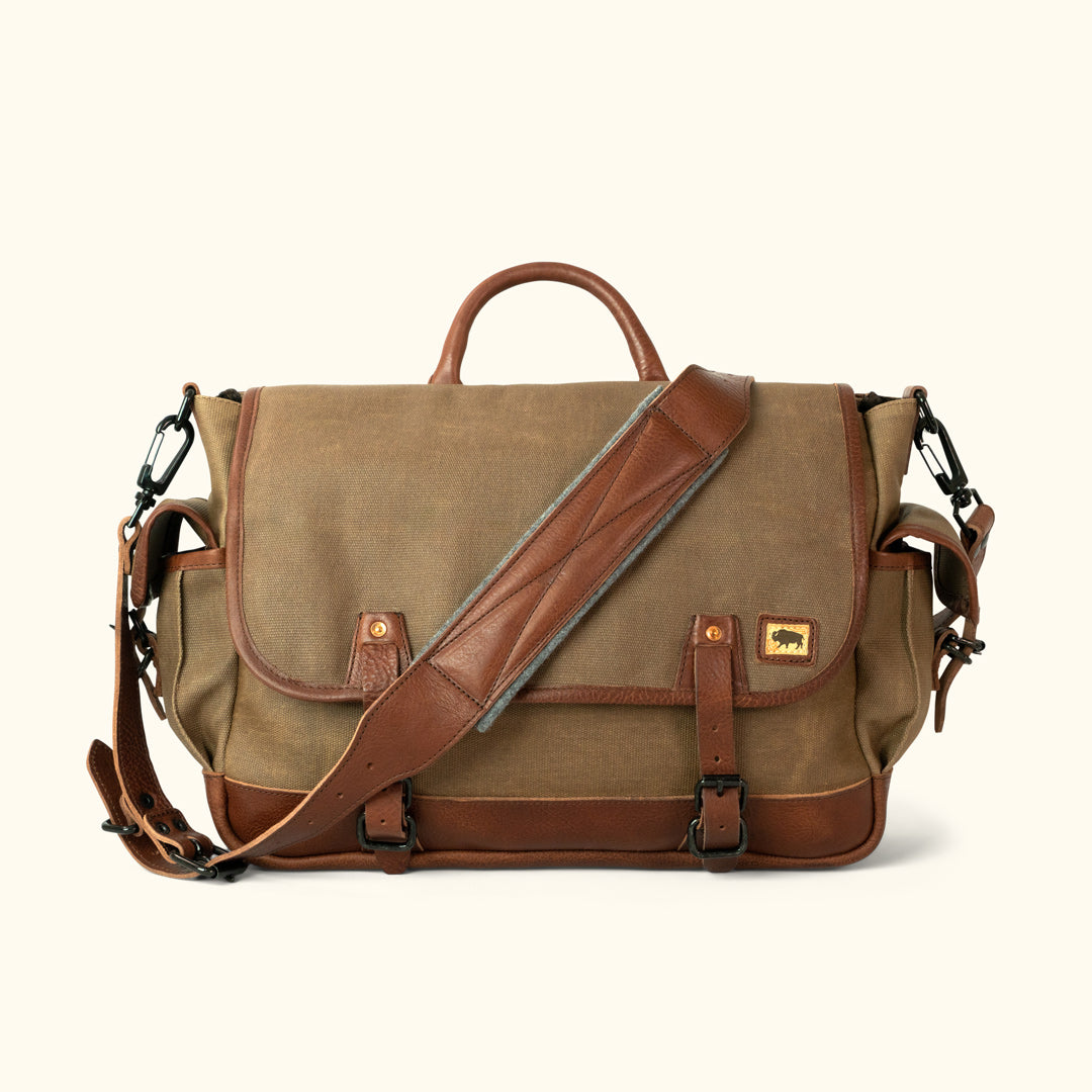 Check E-canvas Messenger Bag in Dark Birch Brown - Men - Burberry United  States