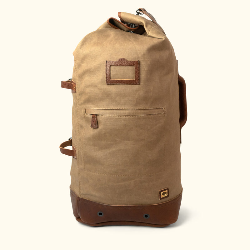 bofetada Ordinario alabanza Vintage Military Duffle Bag - Dakota Field Khaki | Buffalo Jackson