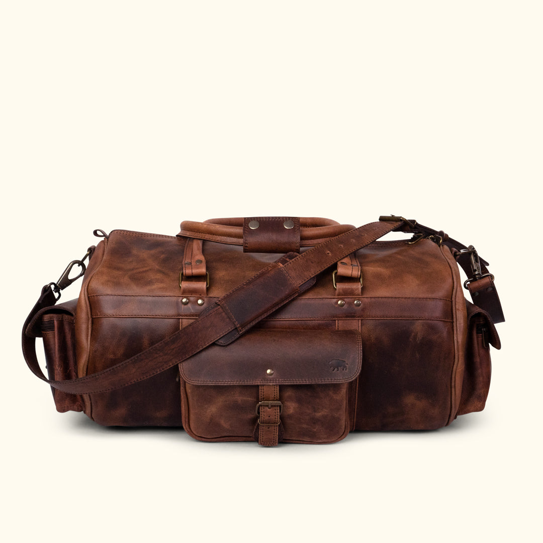 Small Duffle Bag - Leather Duffel Bag | Buffalo Jackson