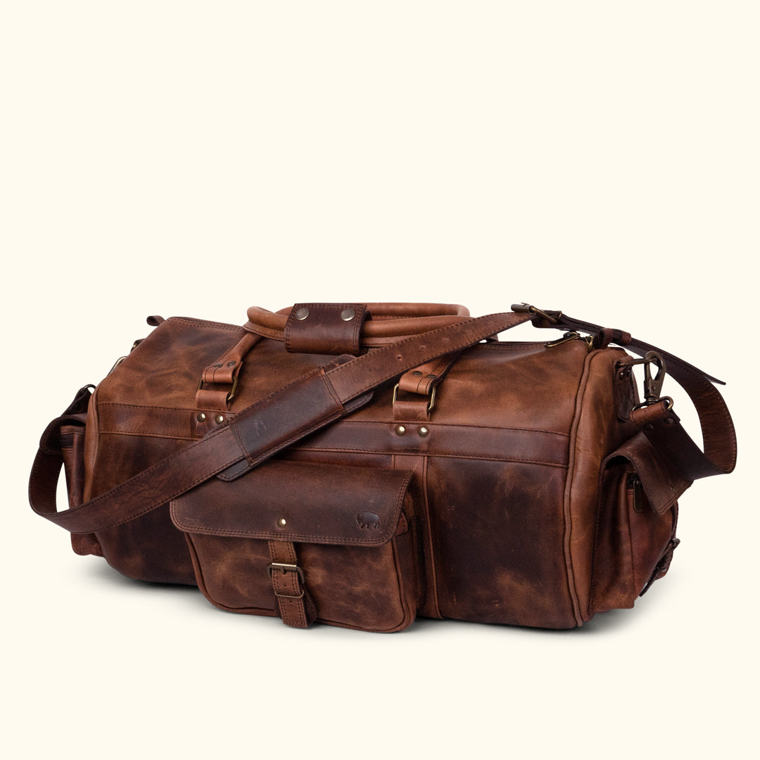 Small Duffle Bag - Leather Duffel Bag | Buffalo Jackson