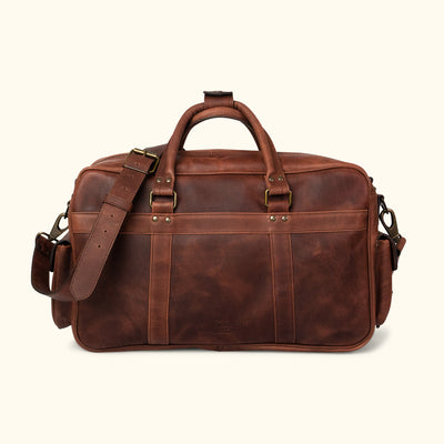 Mens Large Flight Bag - Leather Pilot Bag | Buffalo Jackson