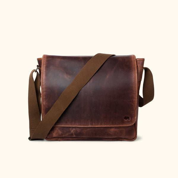 Leather Messenger Bags | Premium Leather | Buffalo Jackson