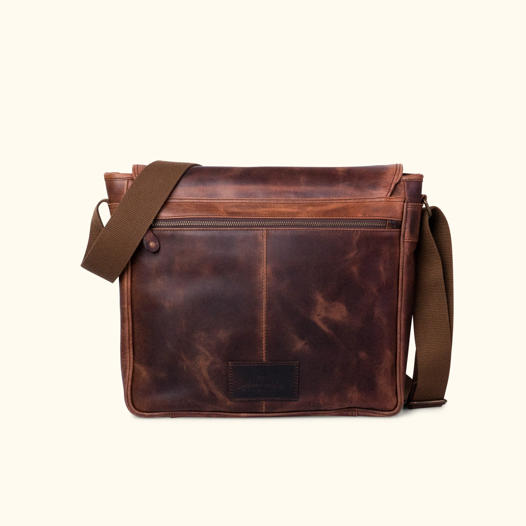 roosevelt buffalo leather briefcase bag