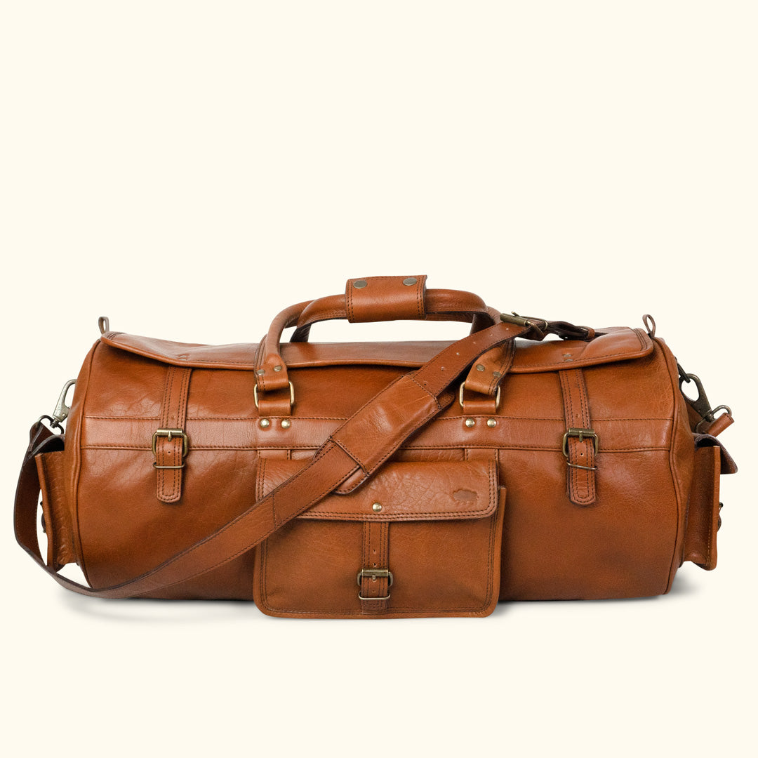 Leather Travel Bag - Mens Leather Duffle Bag | Buffalo Jackson