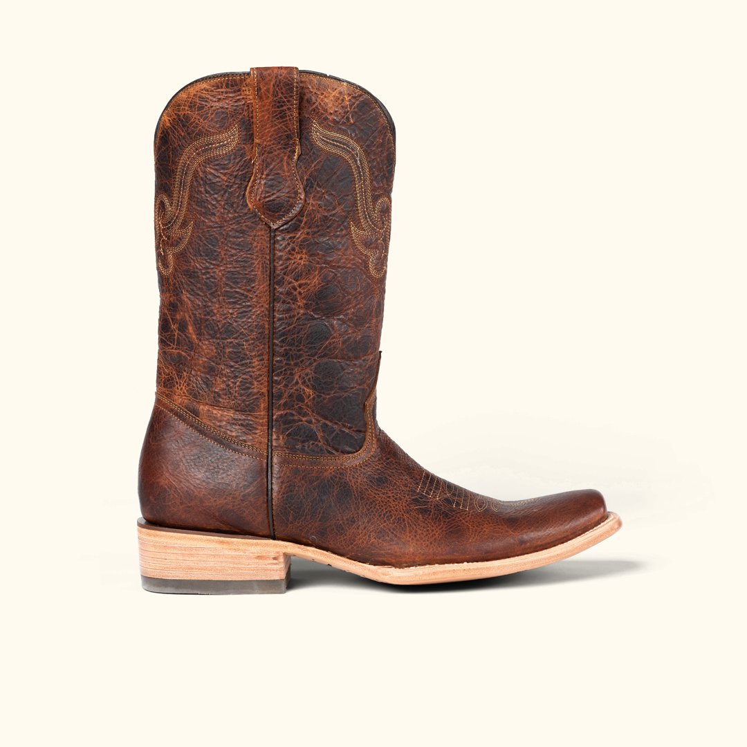 bison skin boots