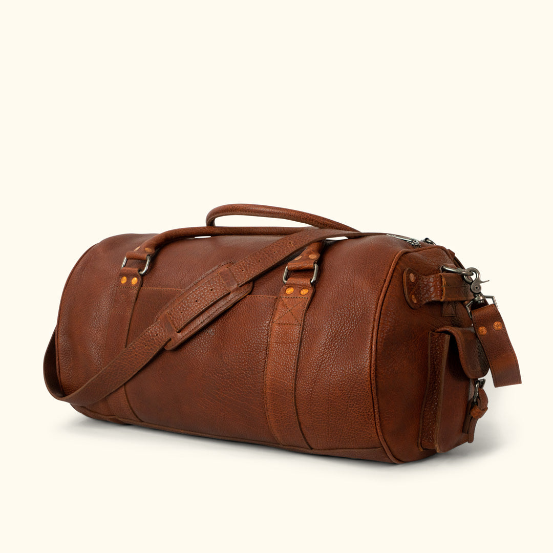 Bison Duffle Bag - Bison Leather Travel Bag | Buffalo Jackson