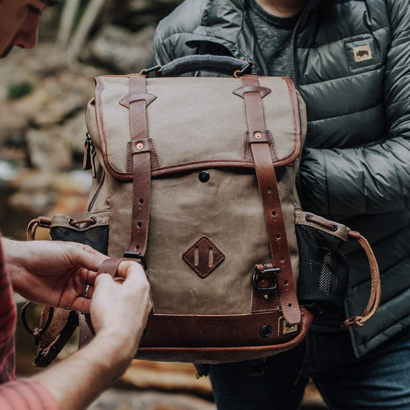 Vintage Canvas Backpack (Dakota Collection) | Buffalo Jackson