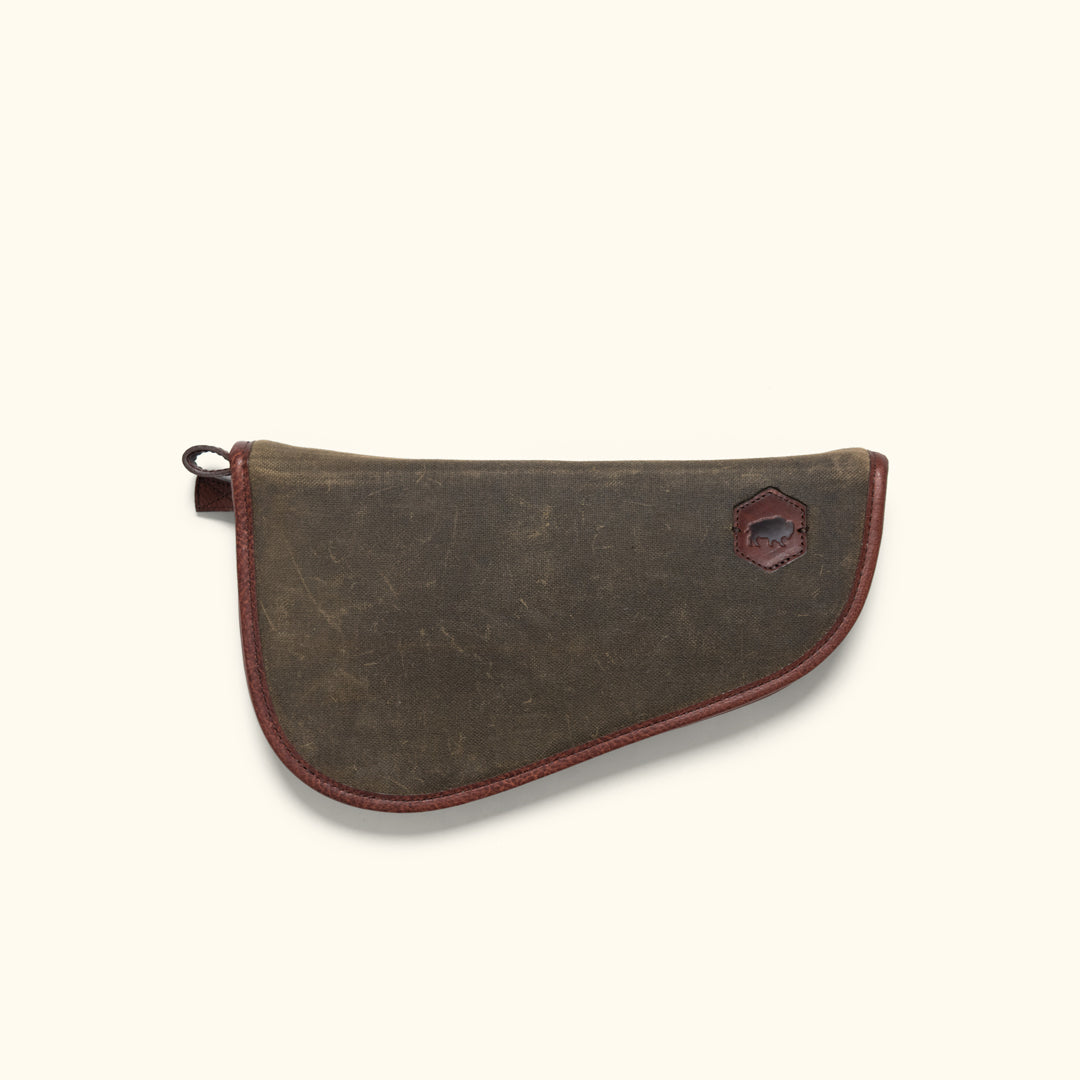 Dakota Handgun & Pistol Case | Waxed Canvas