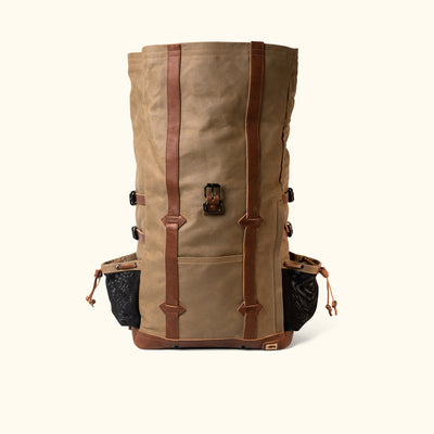 canvas roll top rucksack