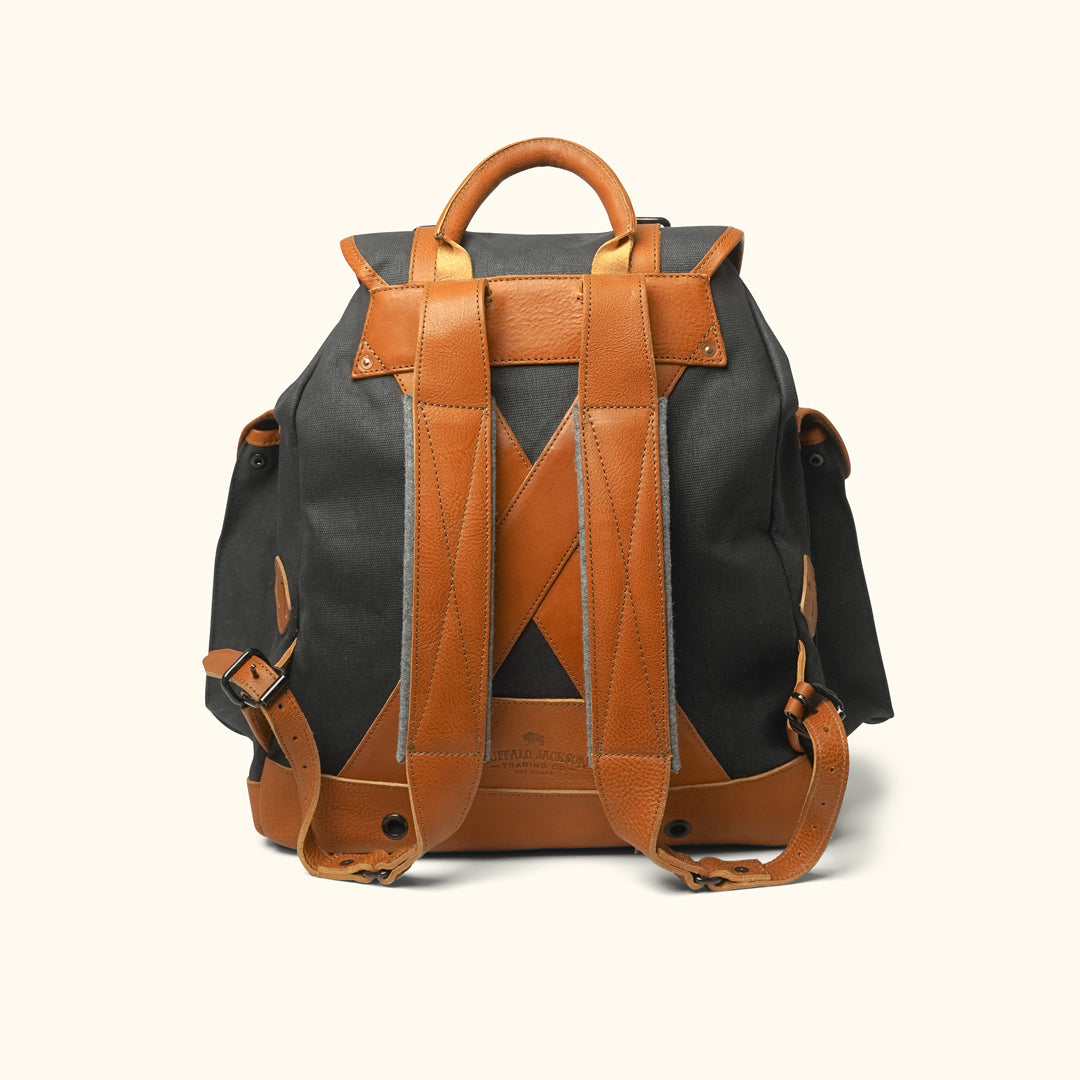 Waxed Canvas Backpack - Mens Rucksack | Buffalo Jackson