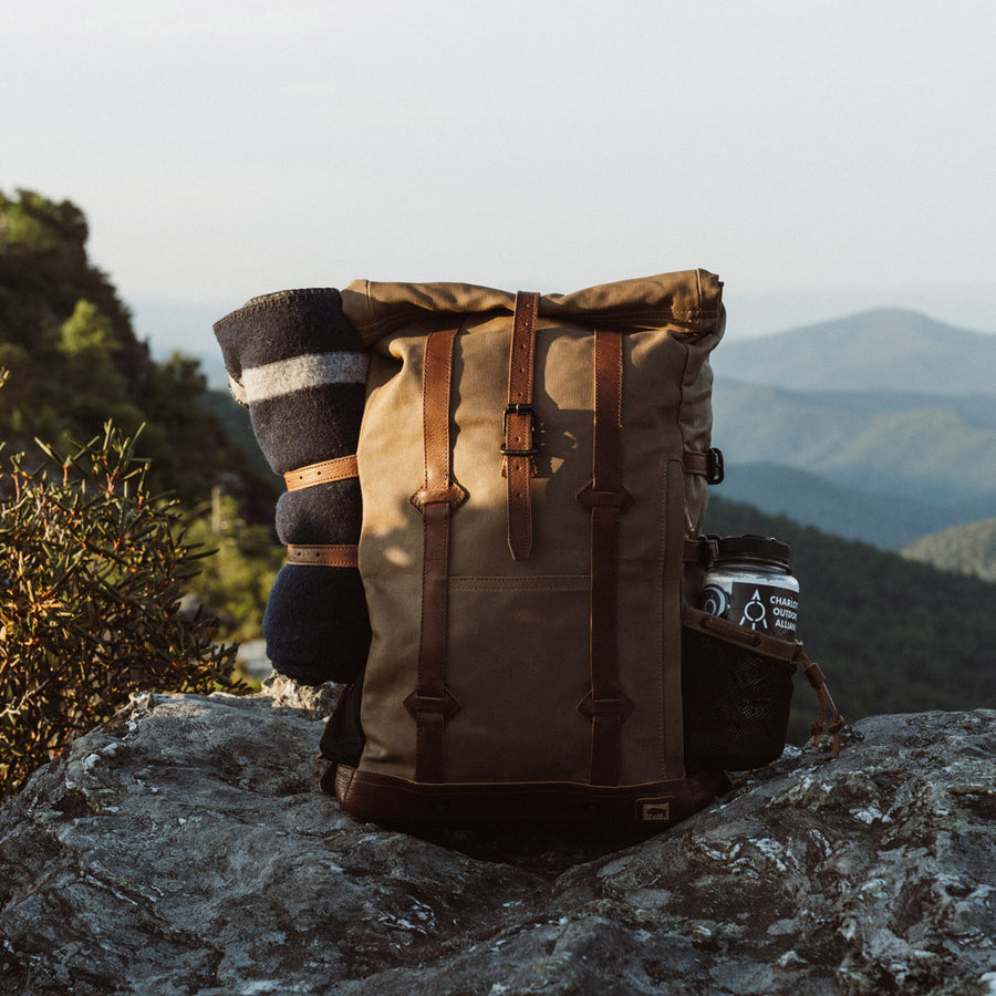 Heritage waxed canvas backpack — Maxport Costumes for Work