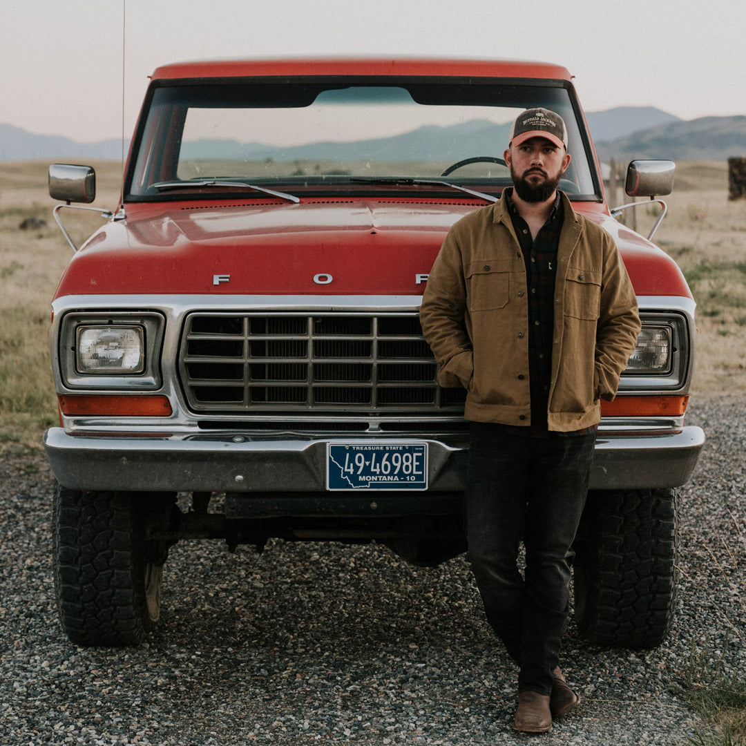 The Laramie Waxed Canvas Trucker Jacket | Buffalo Jackson