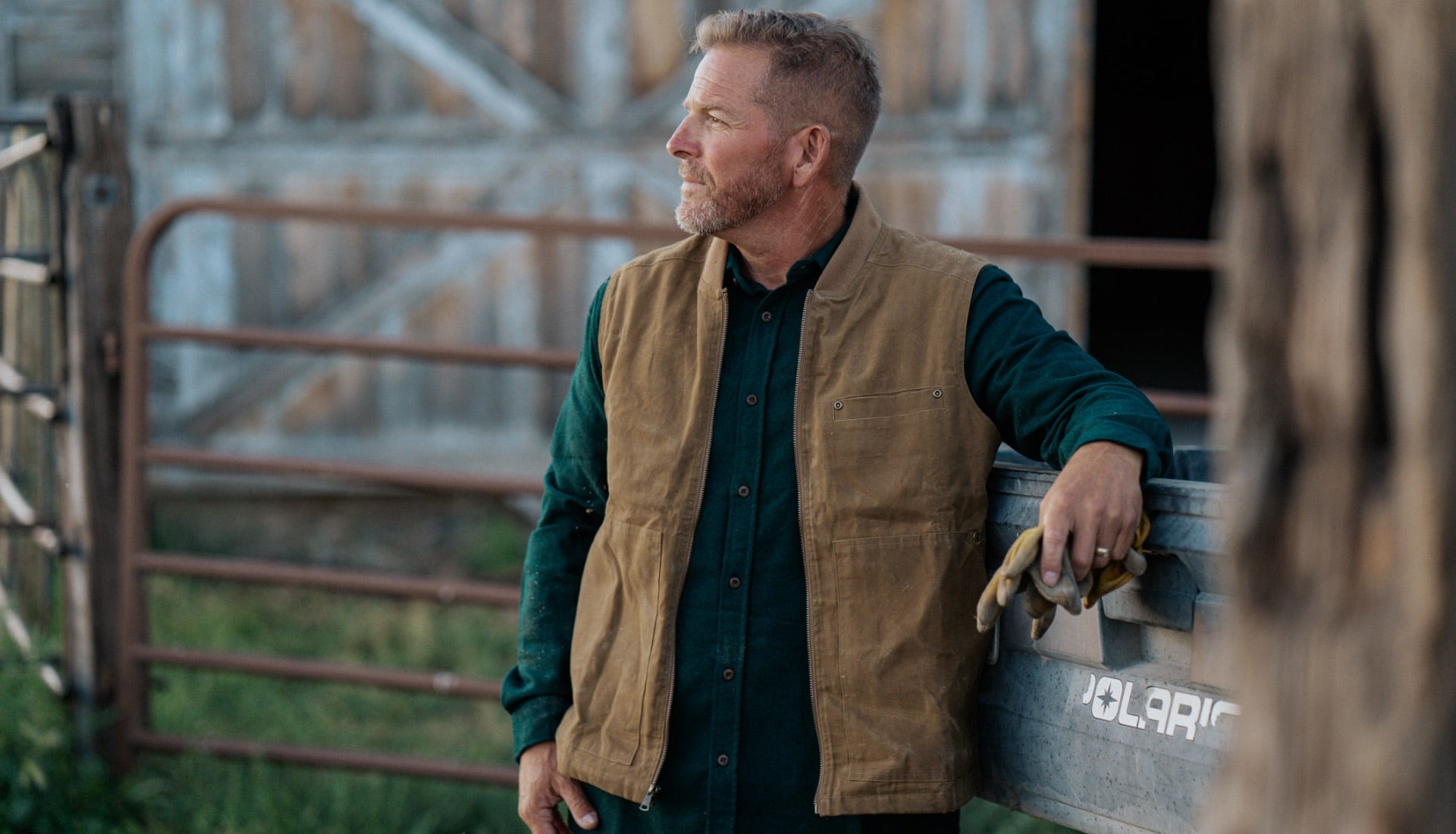 Waxed Canvas Vest (100% Waxed Cotton)