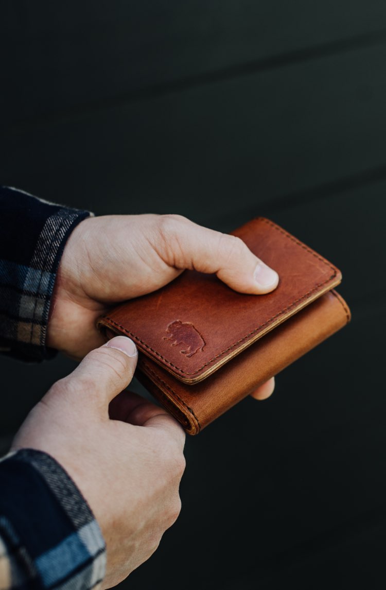 Leather Trifold Wallet for Men | Buffalo Jackson