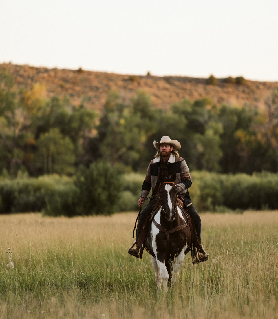 Ellis Wool Jacket | Desert Valley Plaid and Sherpa