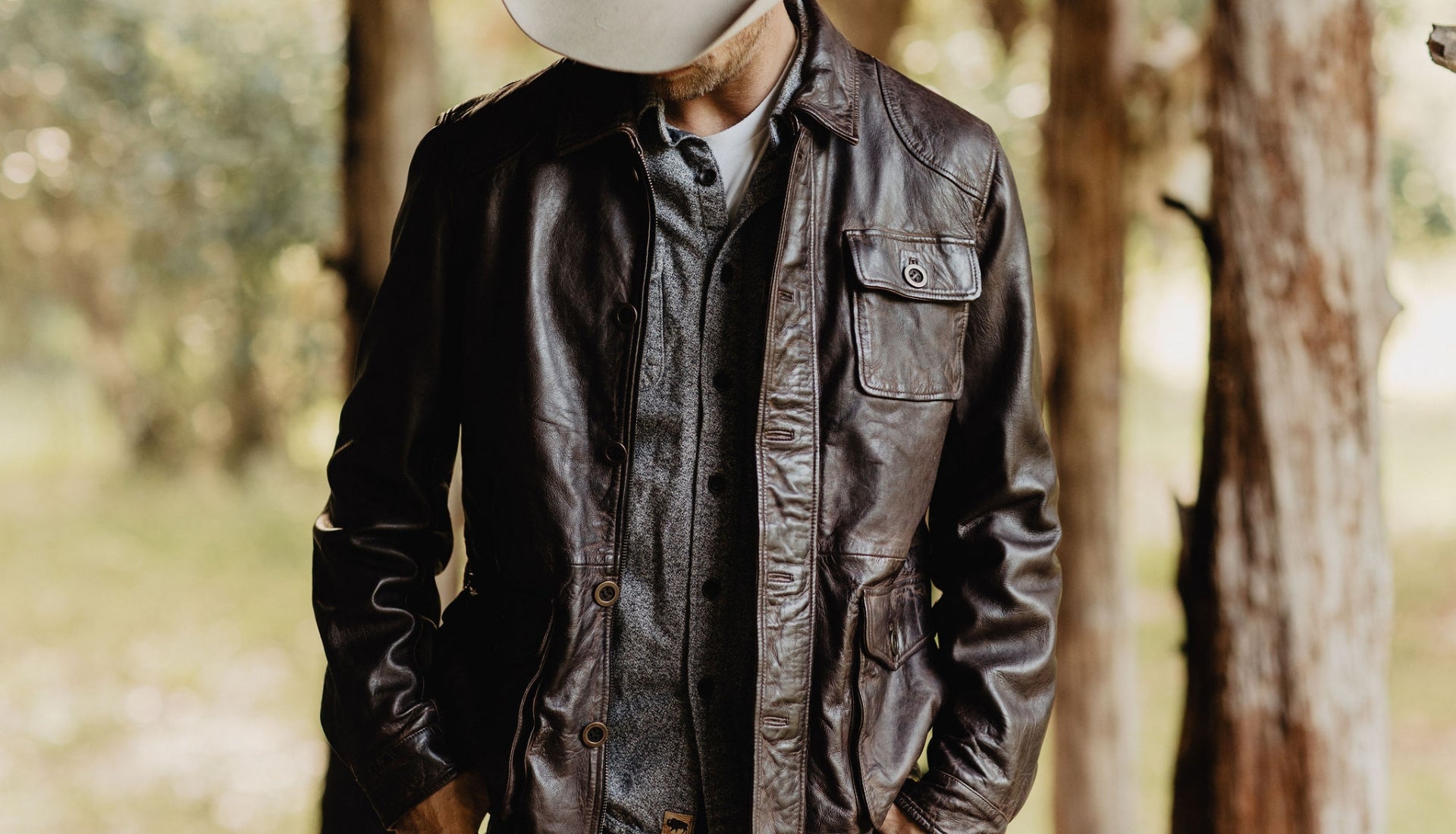 Leather Barn Coat Inspired by Old West Ranchers | Buffalo Jackson