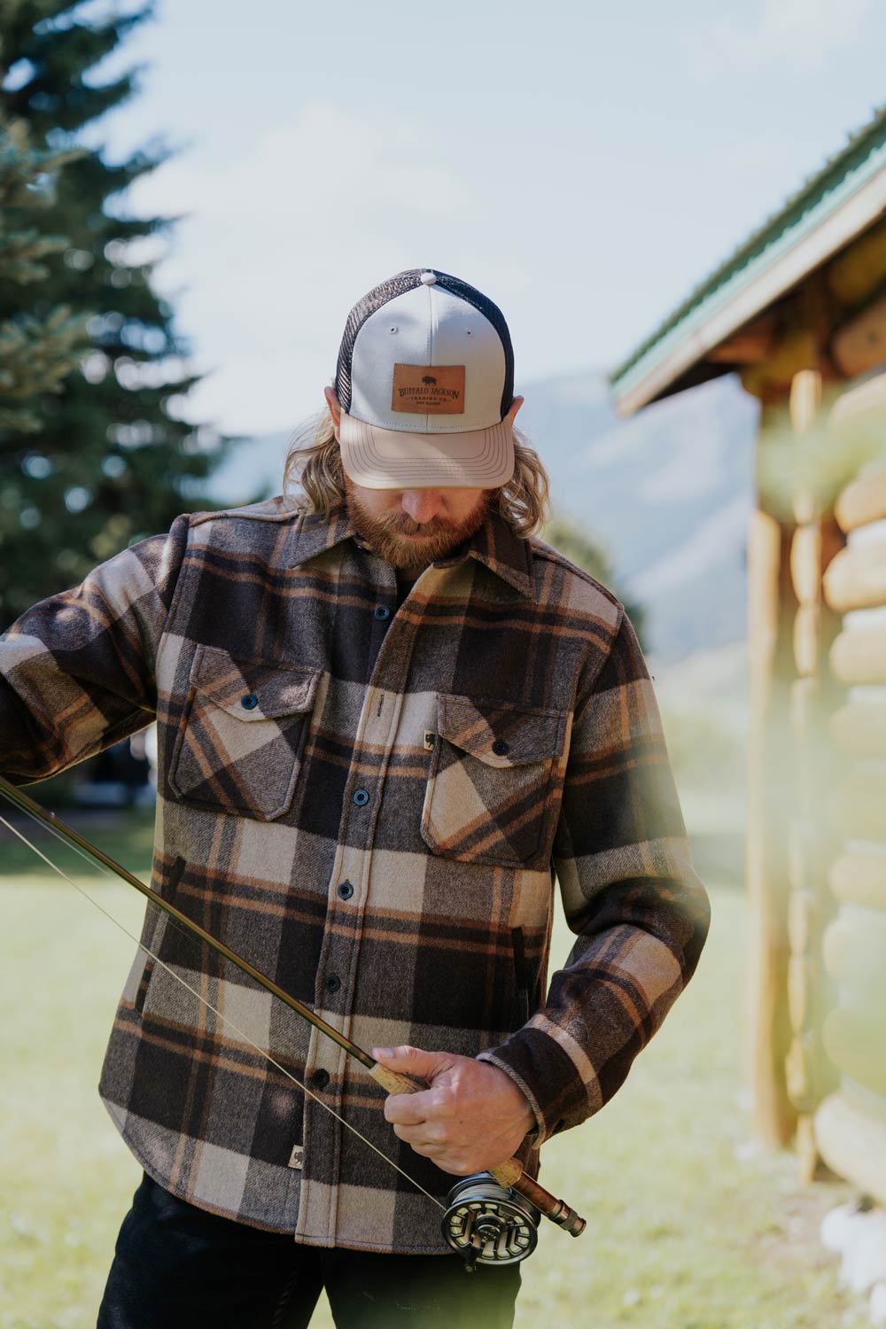 Mens Wool Shirt Buffalo | Jackson