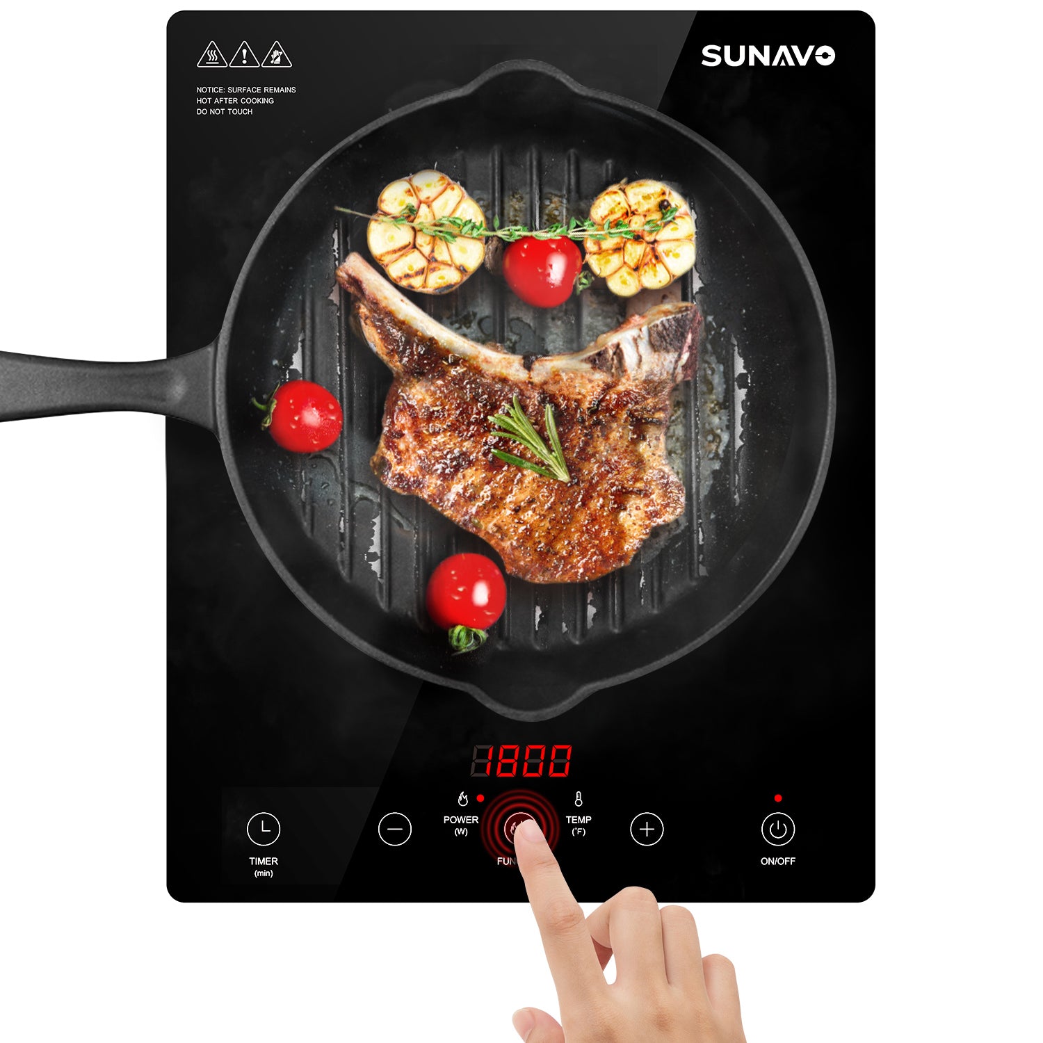 Induction Cooktop Cb I11 Sunavo Sunavo Appliance