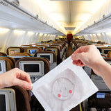 bring your own wet wipes on a flight when traveling