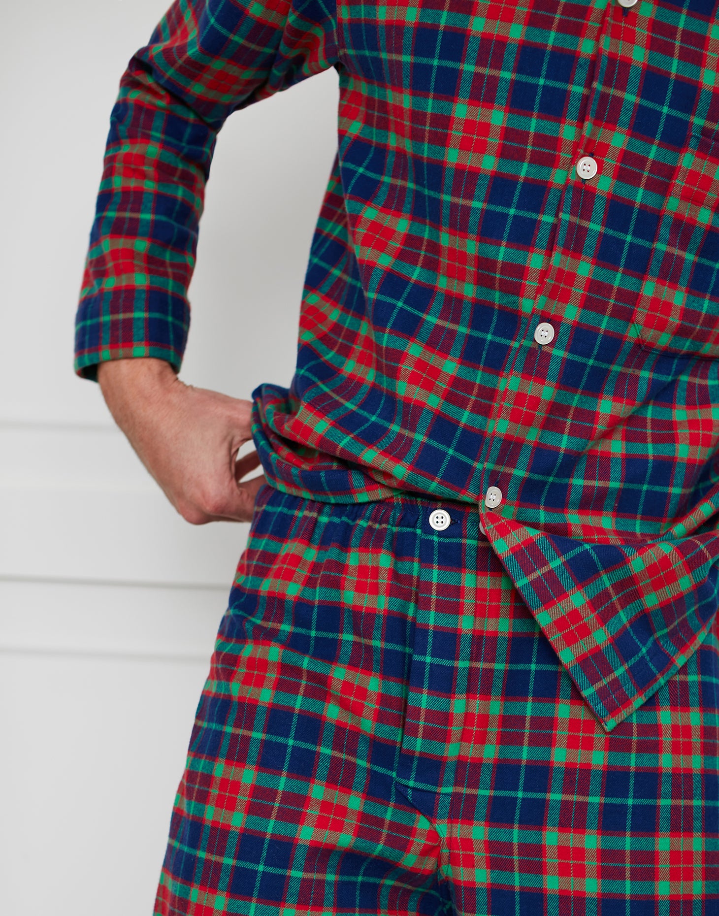 Men's Brushed Cotton Pyjama Set – Cairngorm Tartan