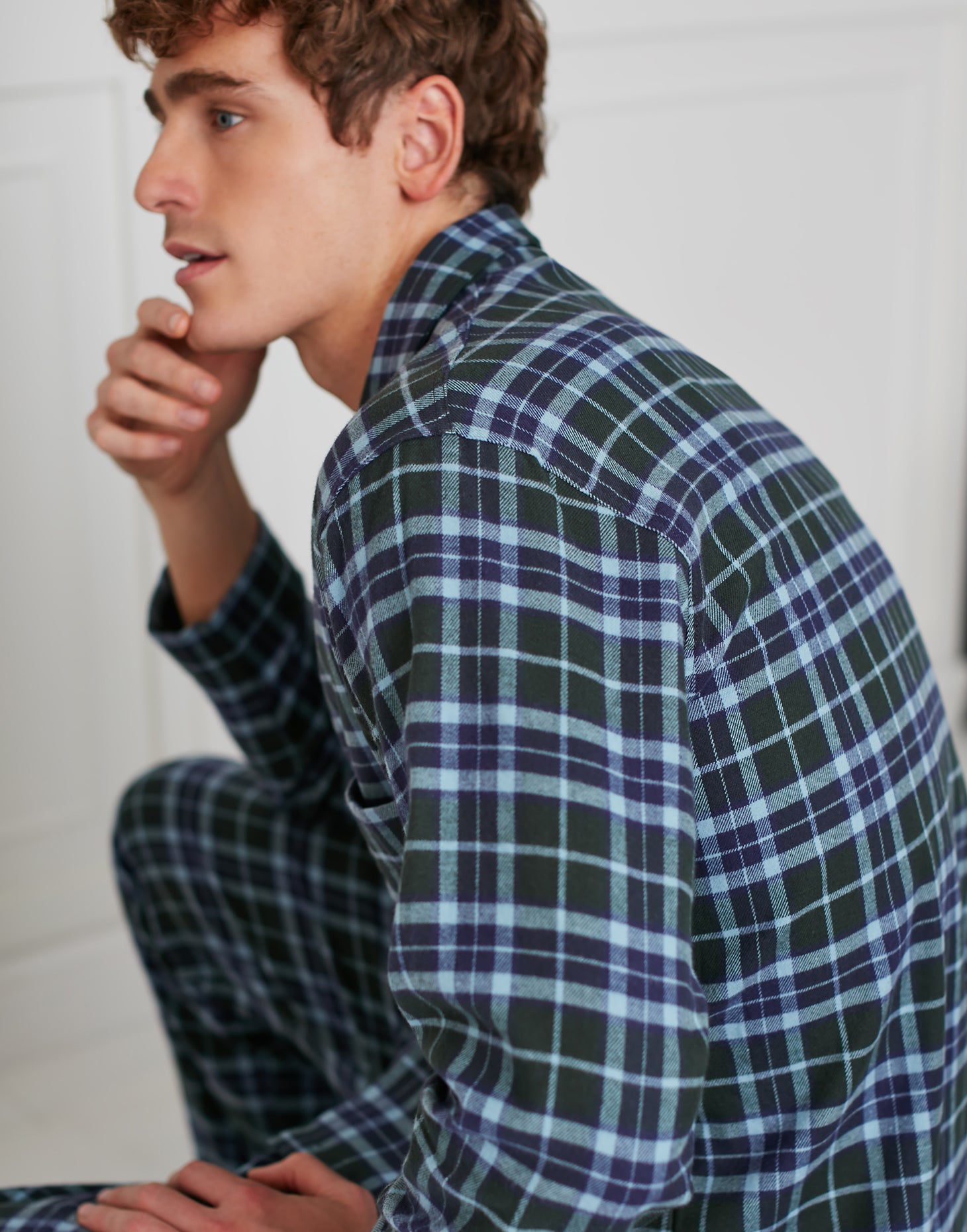 Men's Brushed Cotton Pyjama Set – Jura Tartan