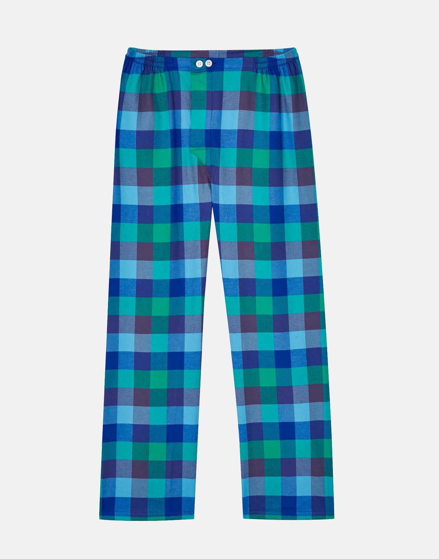 Men's Brushed Cotton Pyjama Set –  Blue Shire Square