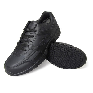 black slip resistant work shoes